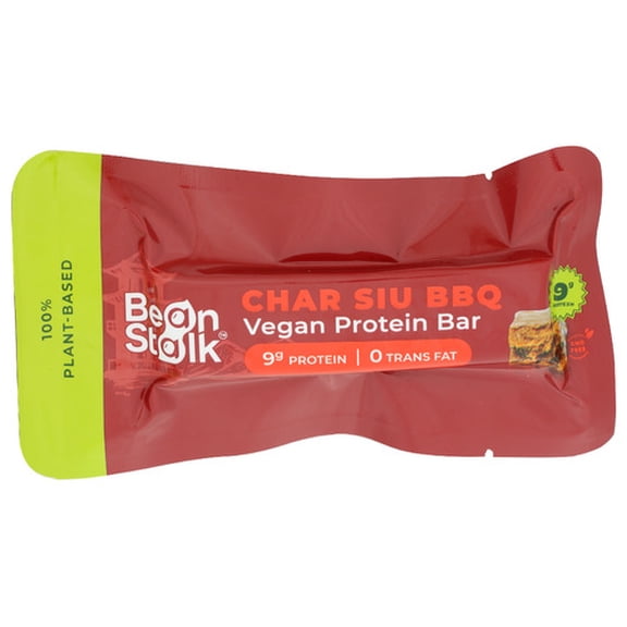 (Pack Of 12) Beanstalk Brands Protein Bar Char Siu Bbq 1.4 Oz