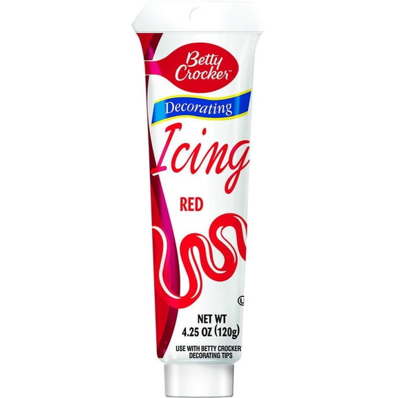 (Pack Of 12) Betty Crocker Icing Decor Red 4.25 Oz