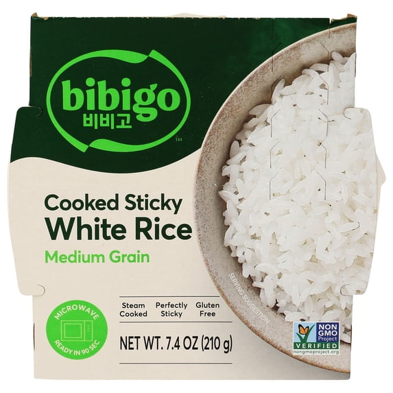 (Pack Of 12) Bibigo Rice White Bibigo 7.4 Oz