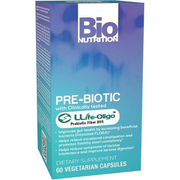 (Pack Of 12) Bio Nutrition Pre Biotic W Life Oligo 60 Vegetarian Capsules