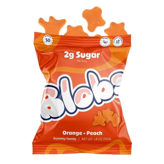 (Pack Of 12) Blobs Candy Pomegranate Apple Gummy 1.8 Oz