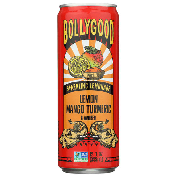 (Pack Of 12) Bollygood Lemonade Sparkling Mango Turmeric 12 Fo
