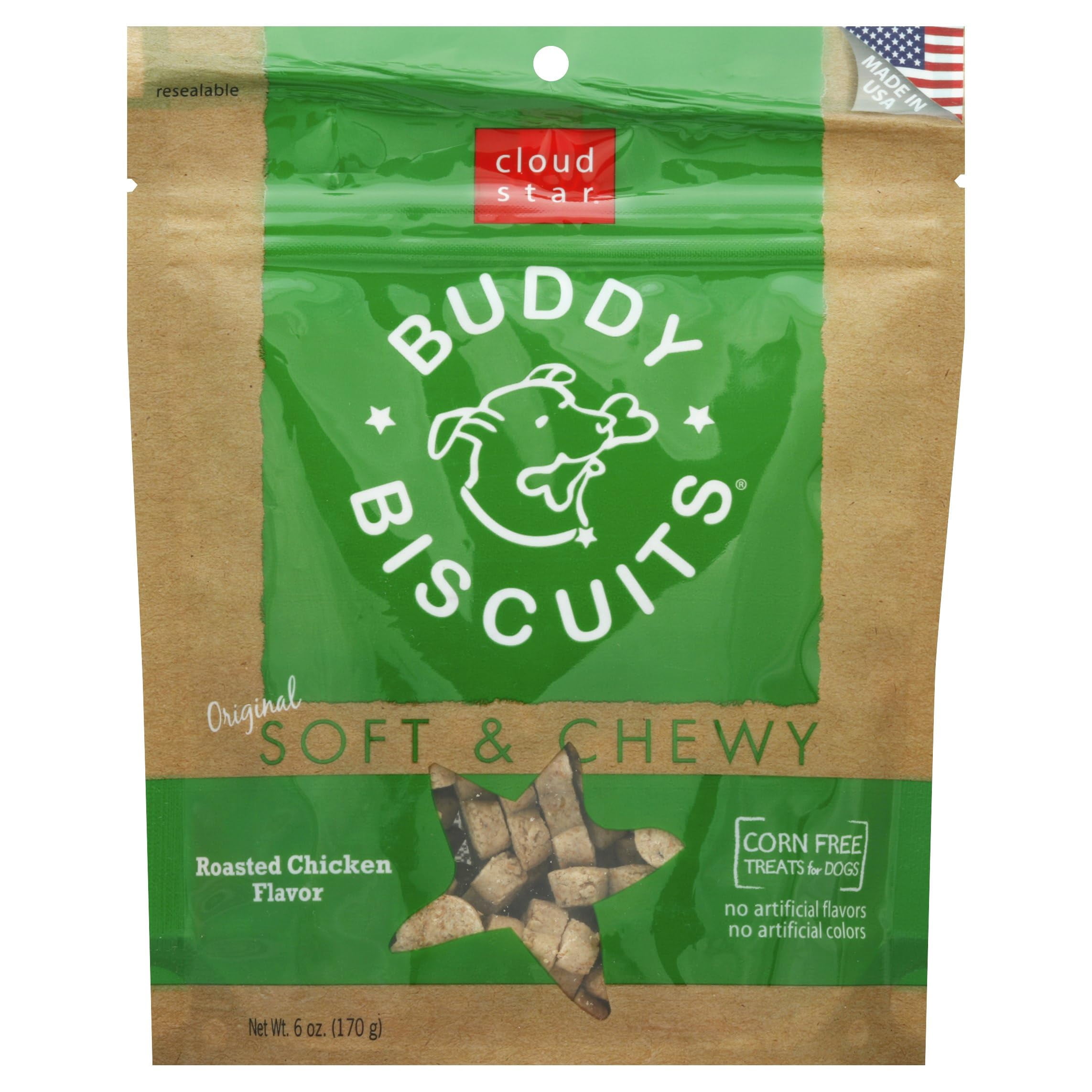 (Pack Of 12) Buddy Biscuits Dog Biscuit Soft&Chewy Chkn 6 Oz