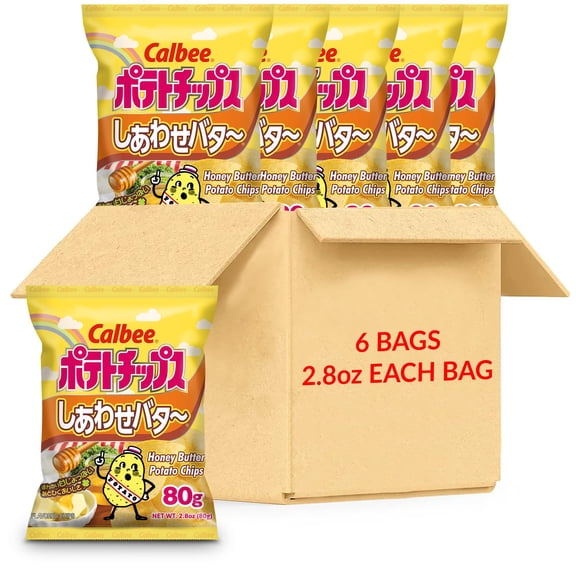 (Pack Of 12) Calbee Chips Potato Honey Butter 2.8 Oz