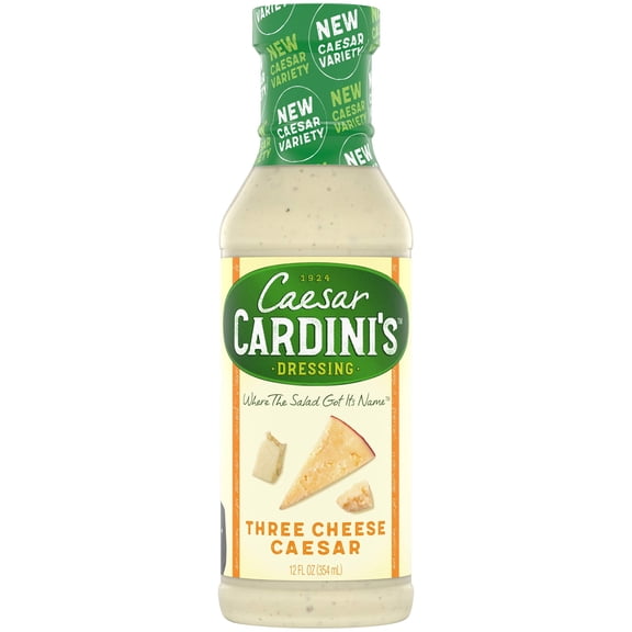 (Pack Of 12) Cardini Caesar 3 Cheese Dressing 12 Oz