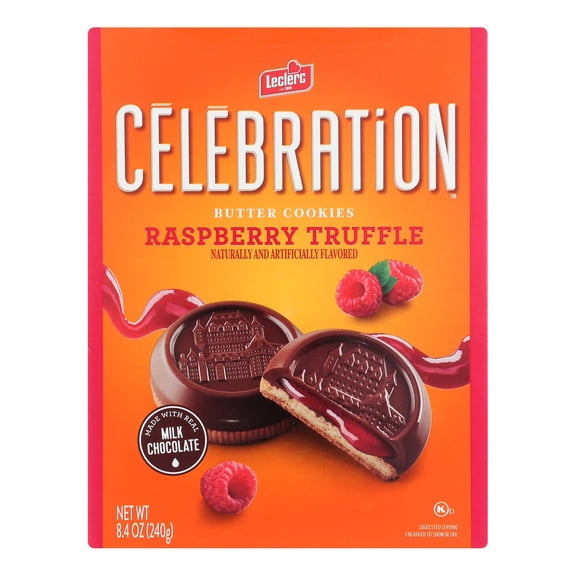 (Pack Of 12) Celebration Cookie Raspberry Truffle 8.4 Oz