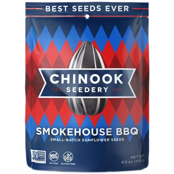 (Pack Of 12) Chinook Seedery Sunflower Seeds Bbq 4.7 Oz