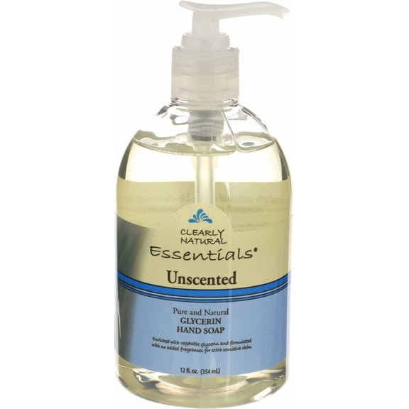 (Pack Of 12) Clearly Natural Soap Hand Liquid Glycerine Unscented 12 Oz