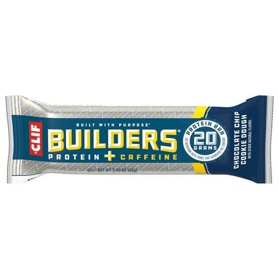 (Pack Of 12) Clif Builder Bar Chocolate Chip Cookie Dough 2.4 Oz