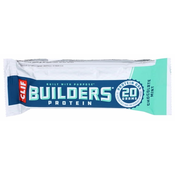 (Pack Of 12) Clif Builder Bar Chocolate Mint 2.4 Oz
