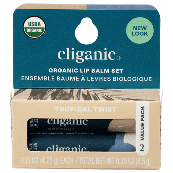 (Pack Of 12) Cliganic Balm Lip Tropical Twist 2 Each