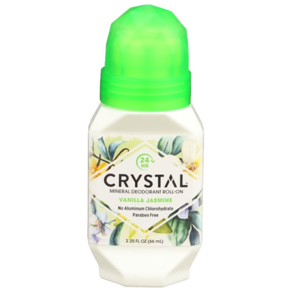 (Pack Of 12) Crystal Body Deodorant Rollon Vanilla Jasmine 2.25 Oz