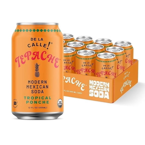(Pack Of 12) De La Calle Tepache Tropical Ponche 12 Fo