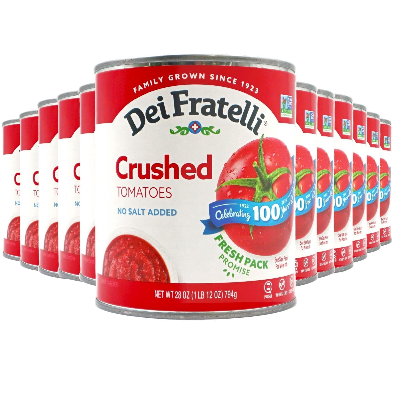 (Pack Of 12) Dei Fratelli Dei Fratelli Crushed Tomato 1 Each