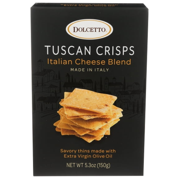 (Pack Of 12) Dolcetto Crisps Tuscan Italian Cheese Board 5.3 Oz