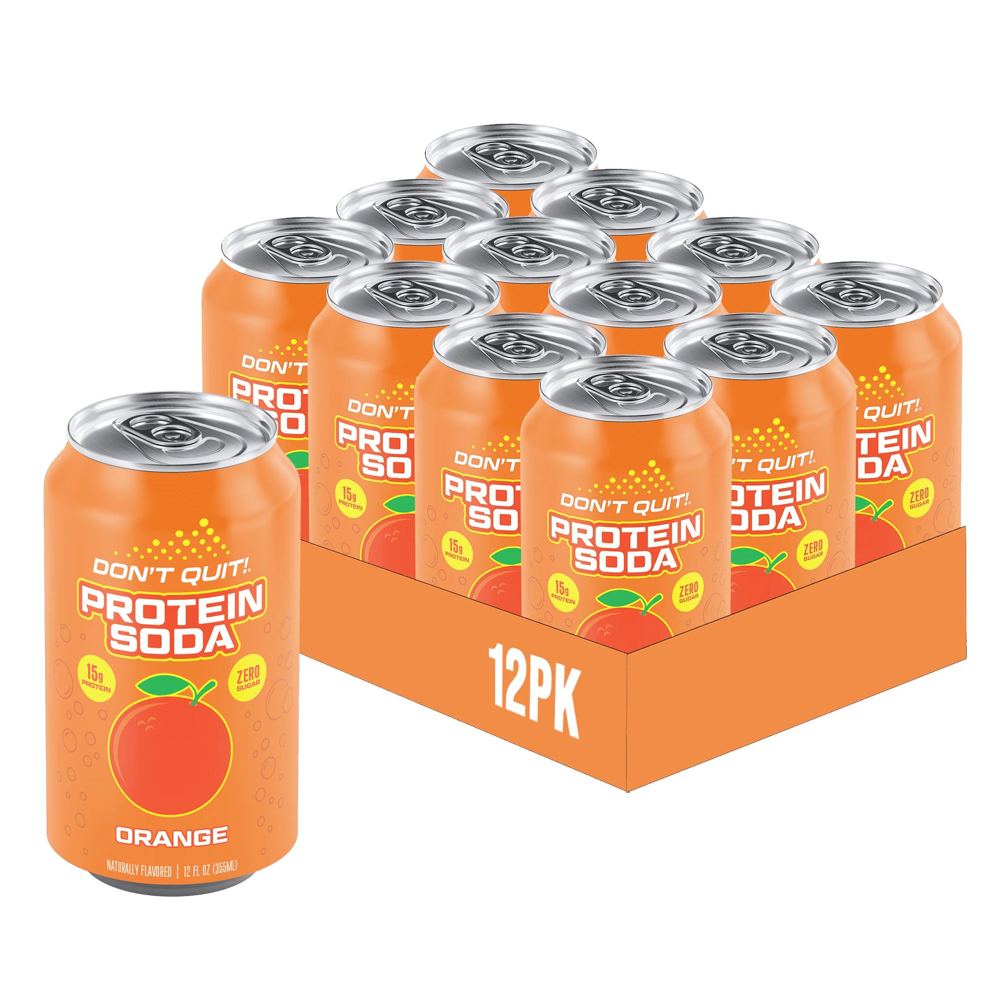 (Pack Of 12) Dont Quit Soda Protein Orange 12 Fo