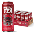 thumbnail image 1 of (Pack Of 12) Drink Weird Tea Hibiscus Black Agua De Jamaica 16 Fo, 1 of 8
