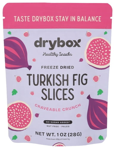 (Pack Of 12) Drybox Fruit Dried Fig Slices Freeze 1 Oz