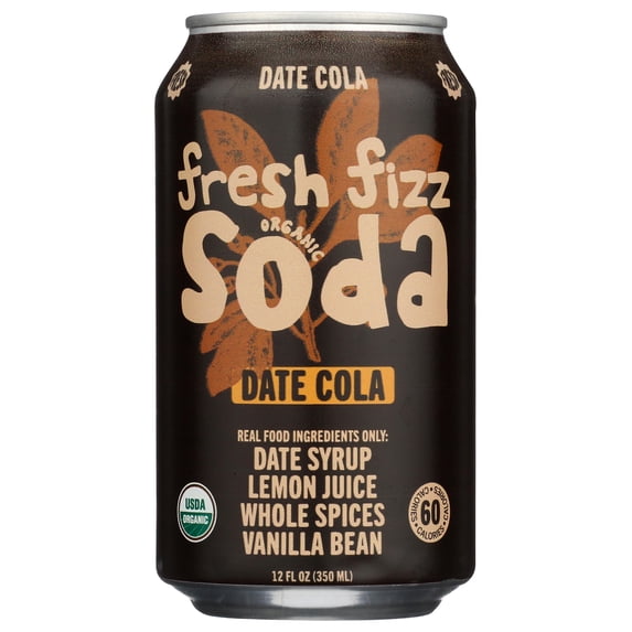 (Pack Of 12) Fresh Fizz Soda Date Cola Organic 12 Fo