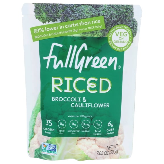 (Pack Of 12) Fullgreen Riced Broccoli Cauliflower 7.05 Oz