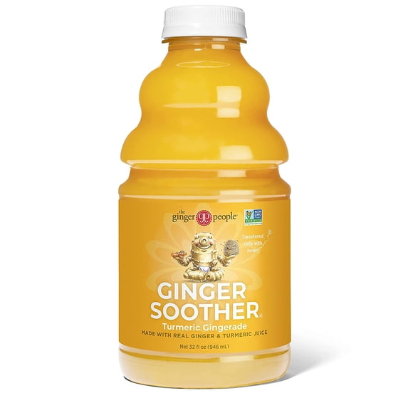 (Pack Of 12) Ginger People Beverage Ginger Turmeric Soother 32 Fl Oz