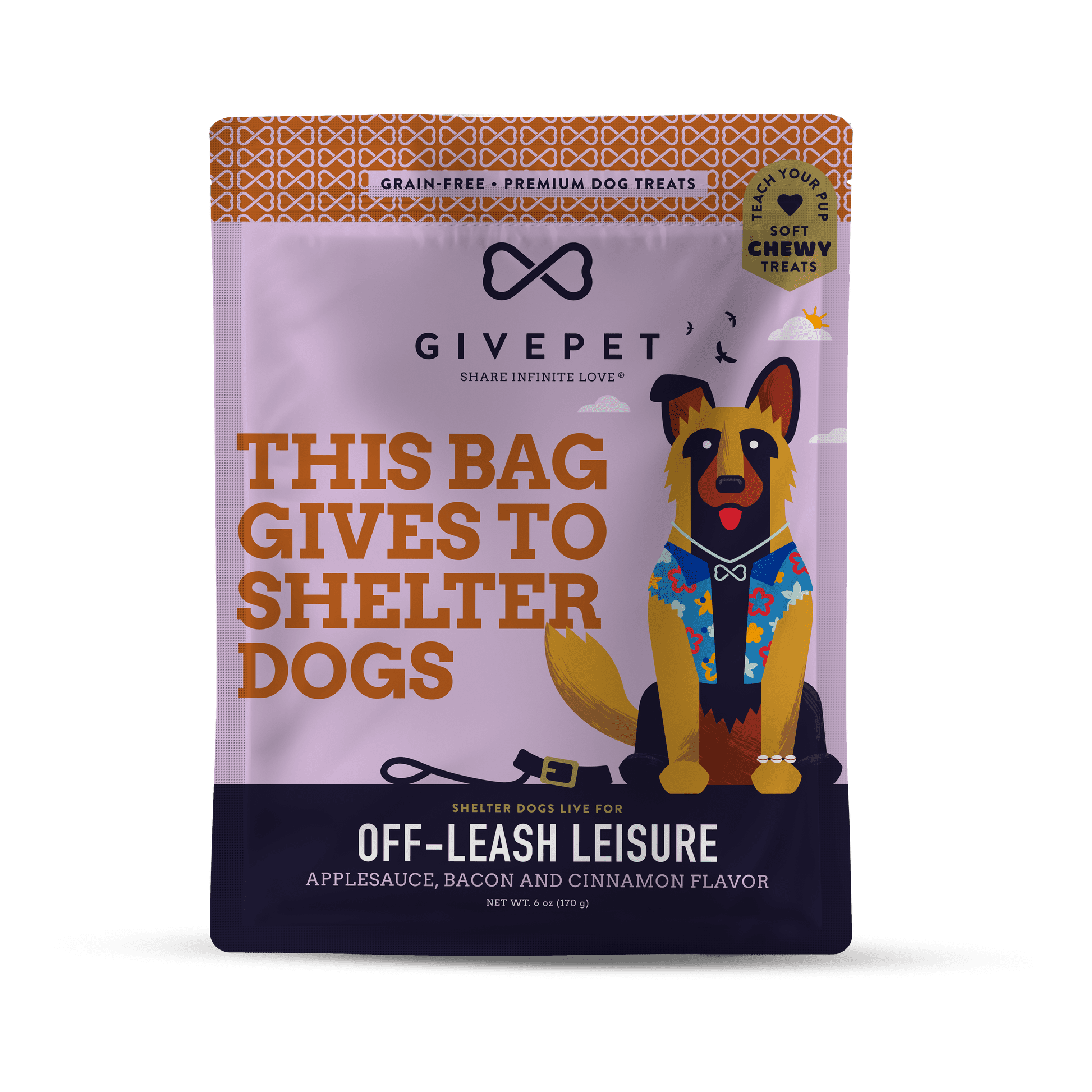 (Pack Of 12) Givepet Treat Dog Train Offleash 6 Oz