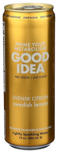 (Pack Of 12) Good Idea Water Sparkling Swedish Lemon 12 Fo