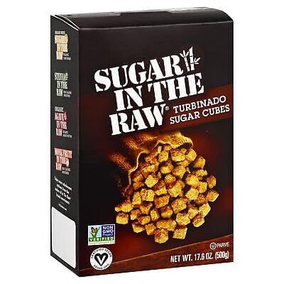 (Pack Of 12) In The Raw Sugar Cubes Turbinado 17.6 Oz