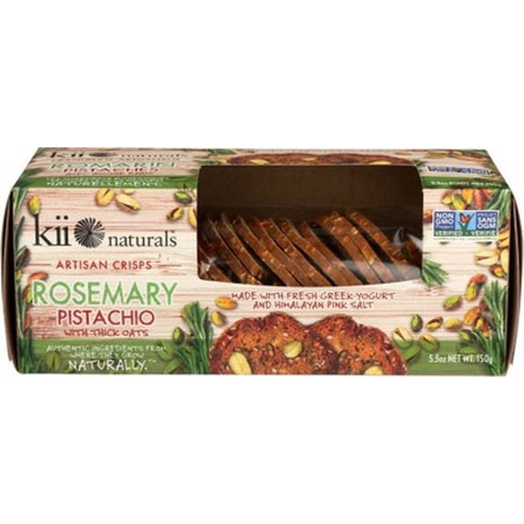 (Pack Of 12) Kii Naturals Crisp Rosemary Pistachio 5.3 Oz