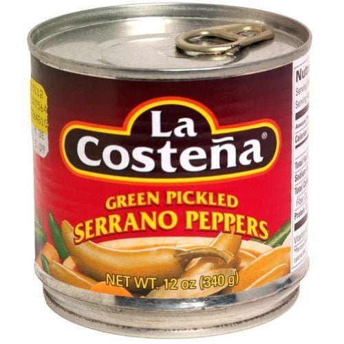 (Pack Of 12) La Costena Pepper Serrano 12 Oz