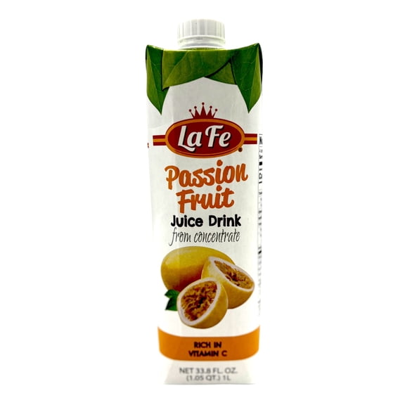 (Pack Of 12) La Fe Juice Passion Fruit 1 Lt