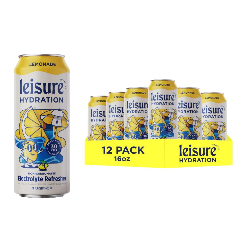 (Pack Of 12) Leisure Project Beverage Lemonade Refresher 16 Fo