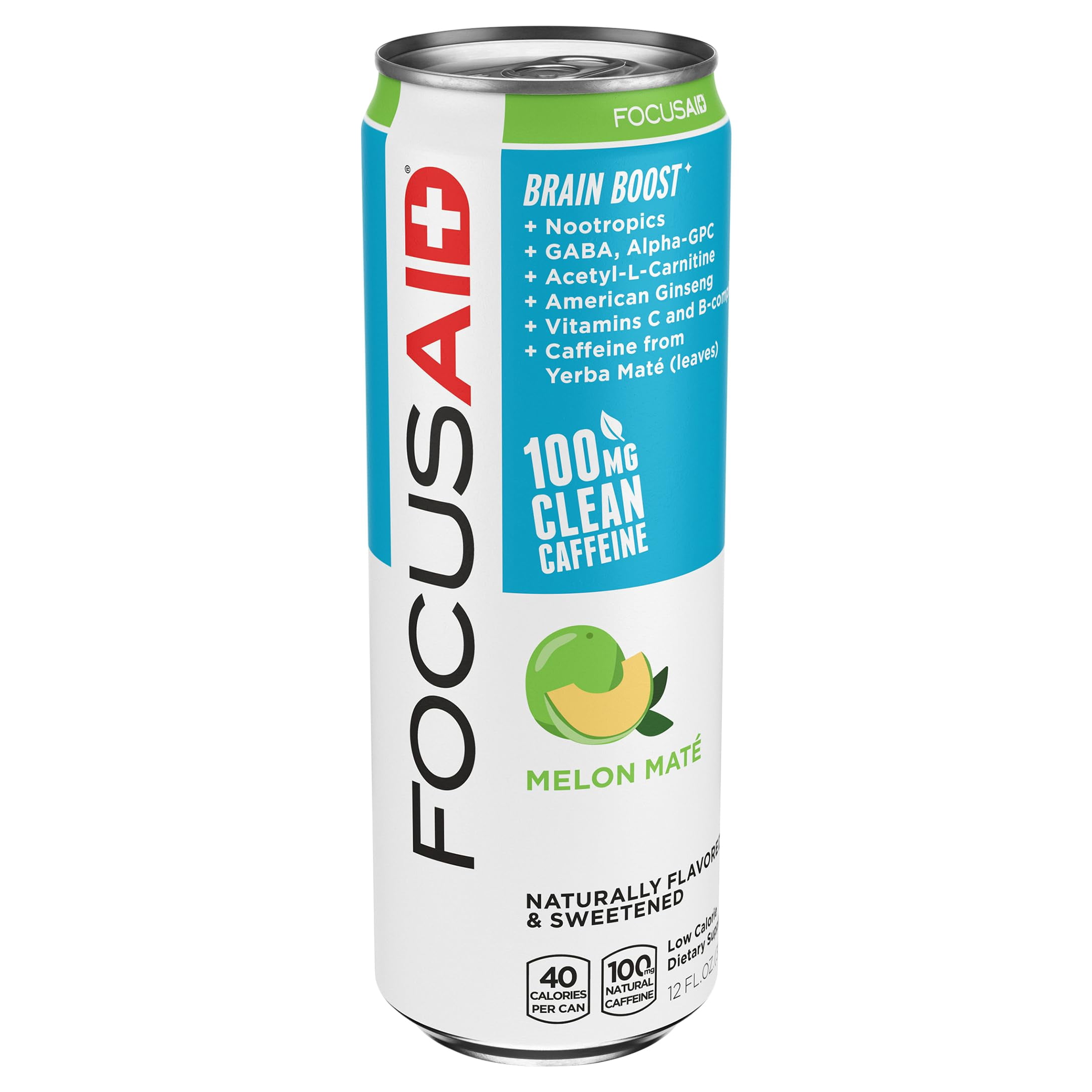 (Pack Of 12) LifeAid Beverage FocusAid BrainBoost Meln 12 Fl Oz