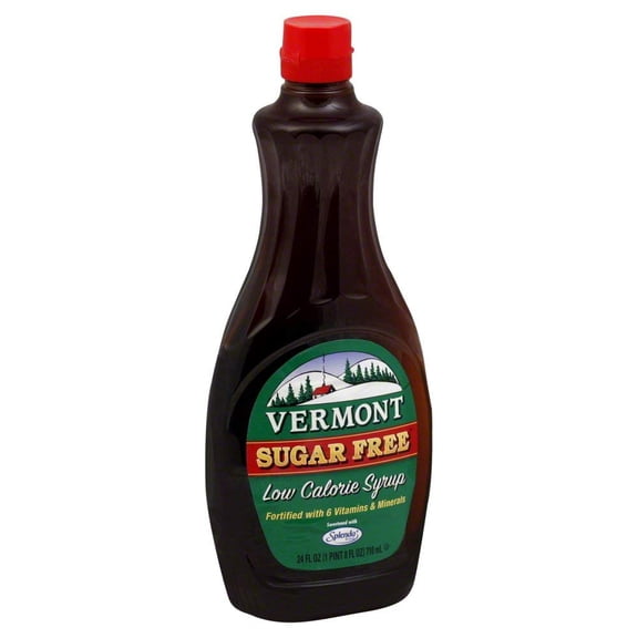 (Pack Of 12) Maple Grove Sugar Free Vermont Pancake Syrup 24 Oz