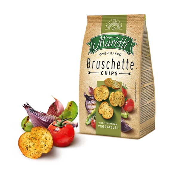 (Pack Of 12) Maretti Chips Bruschette Mediterranean 5 Oz