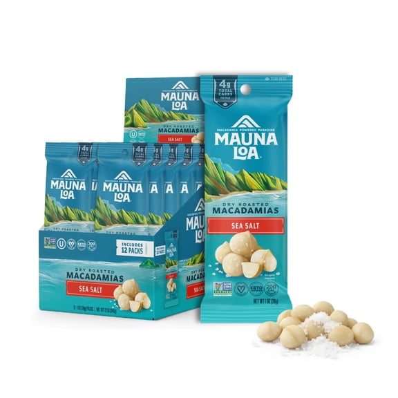 (Pack Of 12) Mauna Loa Macadamia Salt Sea 1 Oz