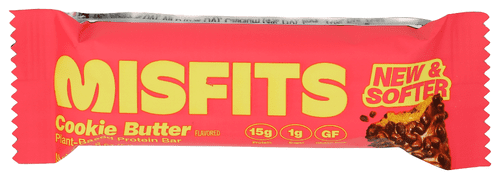 (Pack Of 12) Misfits Bar Protein Cookie Butter 1.8 Oz