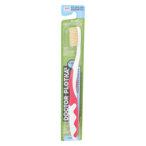(Pack Of 12) Mouth Watchers Soft Adult Manual Red Toothbrush