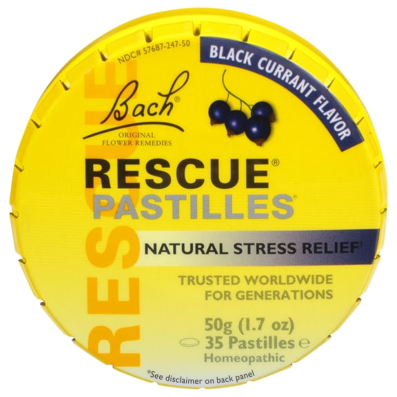 (Pack Of 12) Nelson Bach Rescue Pastille Black Currant 50 grams