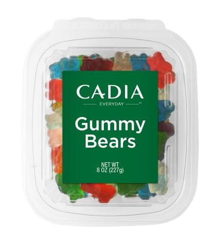 (Pack Of 12) No Label Eb Candy Gummy 5 Flavor Bear Tub 8 Oz