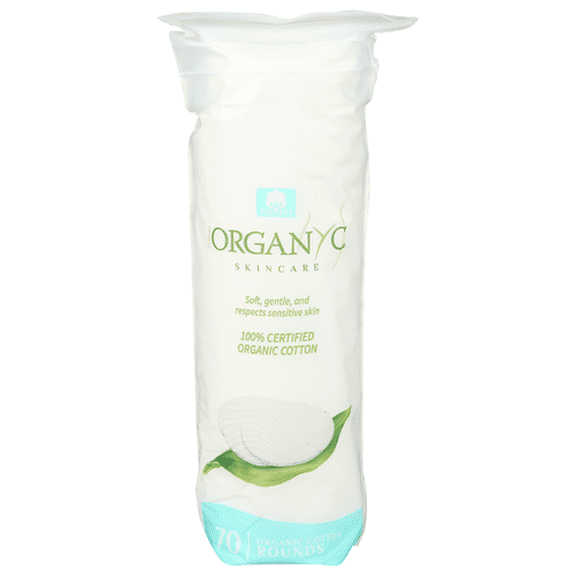 (Pack Of 12) Organyc Cotton Round 70 Pieces