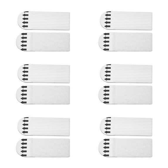 Pack Of 12 Pair Not Track Adhesive Hook strong Wall Mounts Upgrades for Picture frame Damage without Installation
