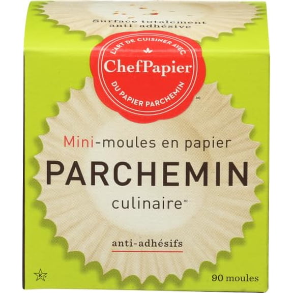 (Pack Of 12) Paper Chef Parchment Cup Mini 90 Pieces
