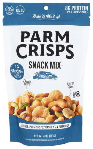 (Pack Of 12) Parm Crisps Snack Mix Original 4 Oz - Walmart.com