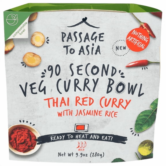 (Pack Of 12) Passage Foods Entree Thai Curry Vegetable Red 9.87 Oz