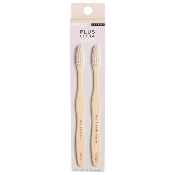 (Pack Of 12) Plus Ultra Toothbrush Bamboo 2 Each