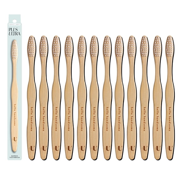 (Pack Of 12) Plus Ultra Toothbrush Bamboo Smile 1 Each