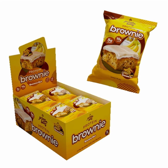 (Pack Of 12) Prime Bites Bar Banana Nut 2.29 Oz