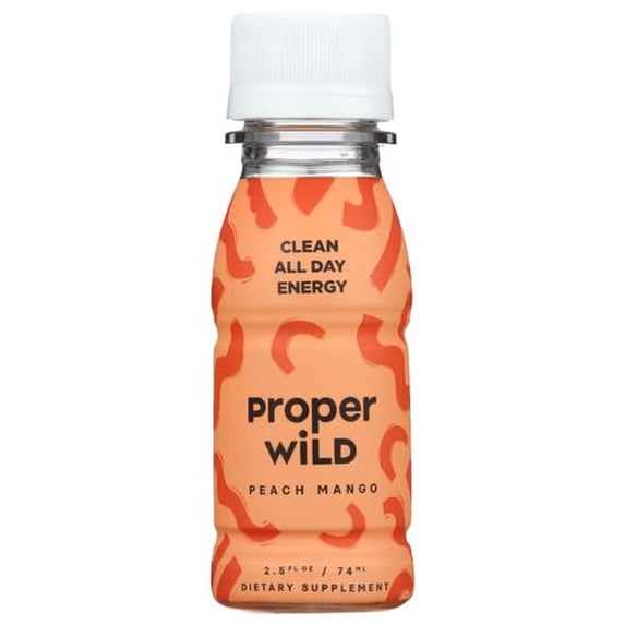 (Pack Of 12) Proper Wild Shot Energy Peach Mango 2.5 Fl Oz