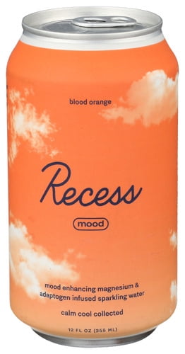 (Pack Of 12) Recess Water Sparkling Blood Orange 12 Fo